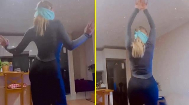 Spor spikeri Hande Sarıoğlu, dans performansıyla dansözlere taş çıkarttı