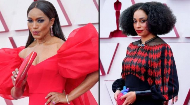 Kırmızı halıda aksesuar şıklığı! Ünlü isimlerin kıyafetlerinden çok çantaları konuşuldu