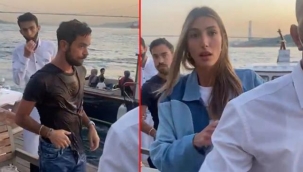 Marcus, Şevval Şahini kıskanınca Sabancıların torunu Kerem Kamışlıyı denize attı! Lüks mekandakiler dondu kaldı