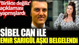 Şarkıcı Sibel Can ile Emir Sarıgül aşkı bir kez daha belgelendi