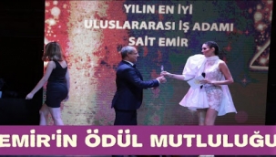 Sait Emir, 'Yılın başarılı İşadamı' ödülüne layık görüldü
