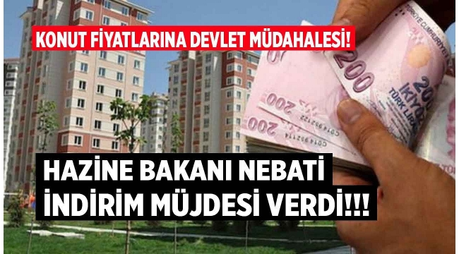 Konutta KDV indirimi geliyor
