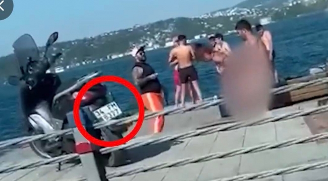 Boğazda tepki çeken görüntüler.... Cinsel ilişkiye girdiler