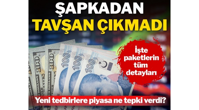 Ekonomide bu kez şapkadan tavşan çıkmadı: İşte açıklanan tüm tedbirler