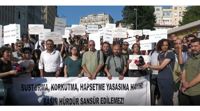 Medya sansürüne gazetecilerden tepki: Benzine zam geldi desek bizi cezaevine atacaklar