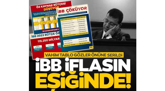 Borç batağındaki İBB iflasın eşiğinde! Tevfik Göksu vahim tabloyu gözler önüne serdi
