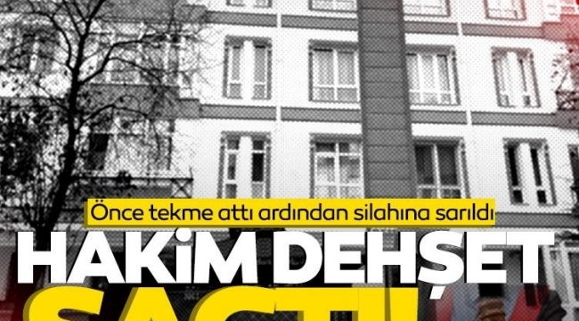 Hakim dehşet saçtı! Önce tekme attı sonra vurdu