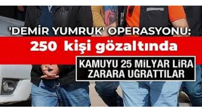 Türkiye'nin en büyük davalarından olan Demir Yumruk operasyonunda karar! Tutuklu sanık kalmadı