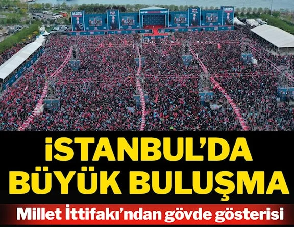 İstanbul'da tarihi miting: Milyonlar Maltepe'ye akın etti