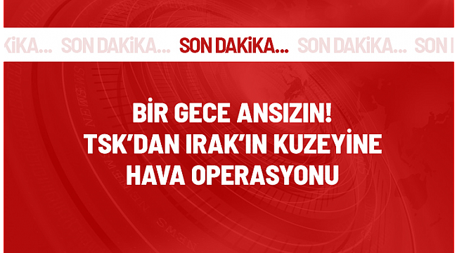 Irak'ın kuzeyine hava harekatı! Terör örgütüne ait 19 hedef imha edildi