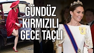 Kırmızılı Kate rüzgar gibi esti, geçti... Kimsenin gözü Camilla'yı görmedi