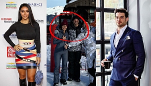 Mehmet Dinçerler yeni aşkıyla kayak tatilinde