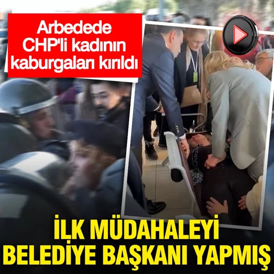 Diploma davasındaki arbedede yaralanan vatandaşa belediye başkanı müdahale etmiş