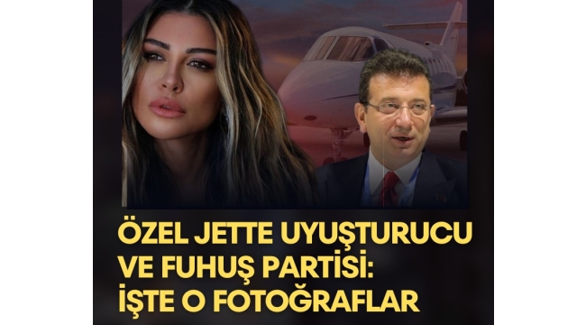 Özel jette uyuşturucu ve fuhuş partisi: İşte o fotoğraflar